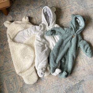 Newborn and 0-3 M Winter Bundle (gender neutral/boy)
